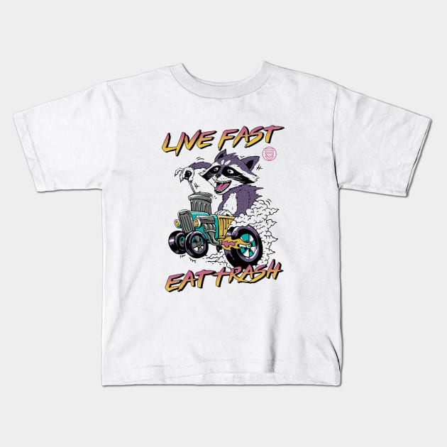 Live Fast! Kids T-Shirt by Vincent Trinidad Art